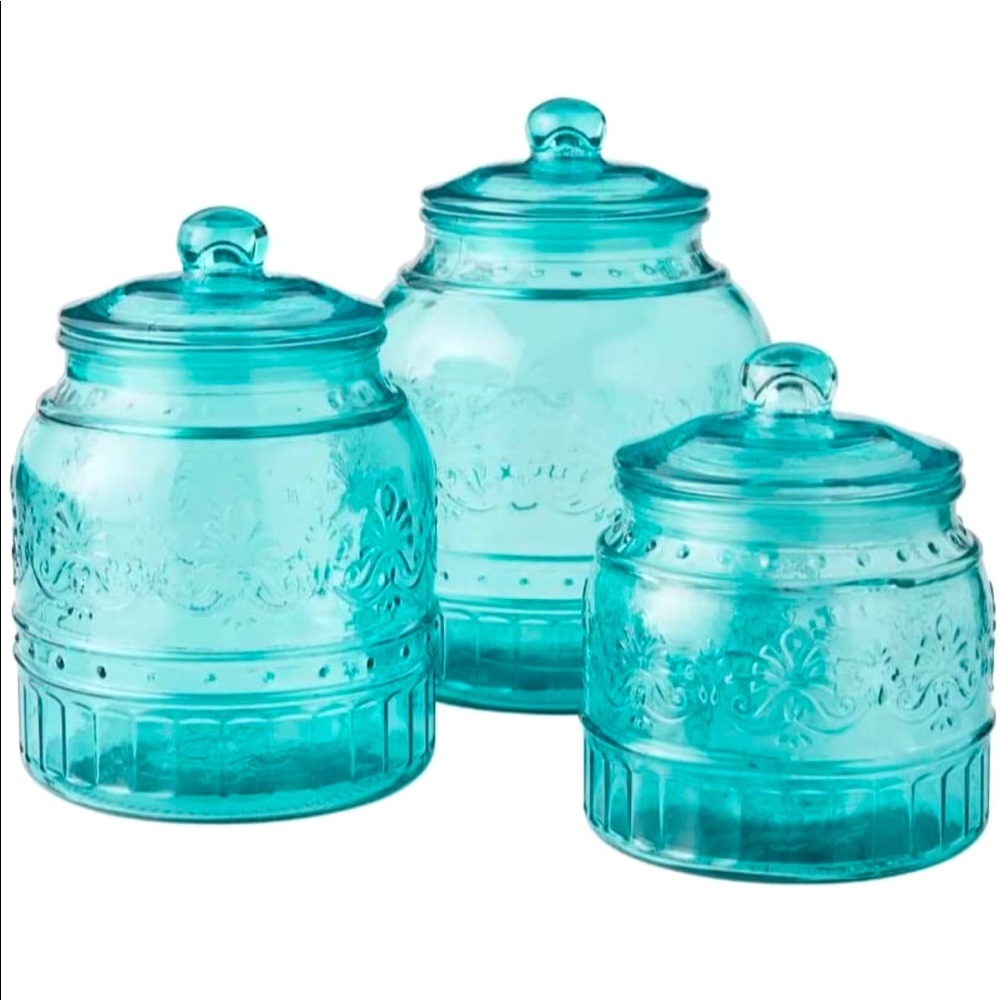 Pioneer woman glass canisters